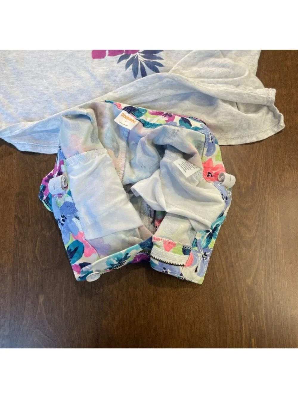 Gymboree Sundress and Outfit Girls Size M (7/8) Cotton Colorful Floral Tropical
